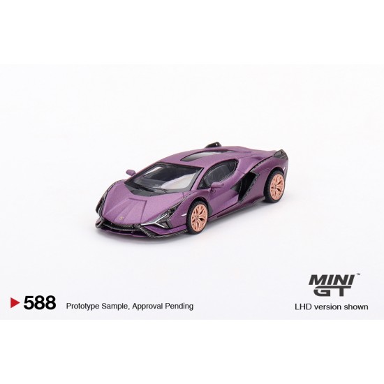 1/64 LAMBORGHINI SIAN FKP 37 MATTE VIOLA SE30 (LHD) MGT00588-L