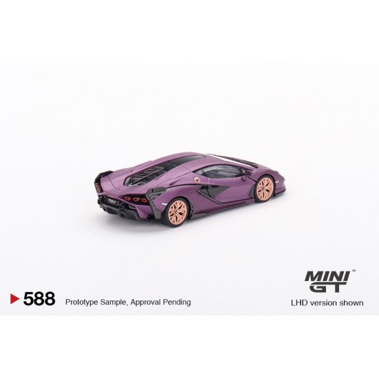 1/64 LAMBORGHINI SIAN FKP 37 MATTE VIOLA SE30 (LHD) MGT00588-L