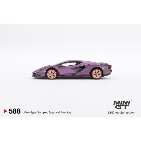 1/64 LAMBORGHINI SIAN FKP 37 MATTE VIOLA SE30 (LHD) MGT00588-L