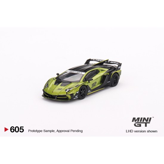 1/64 LAMBORGHINI LB-SILHOUETTE WORKS AVENTADOR GT EVO LIME (RHD)