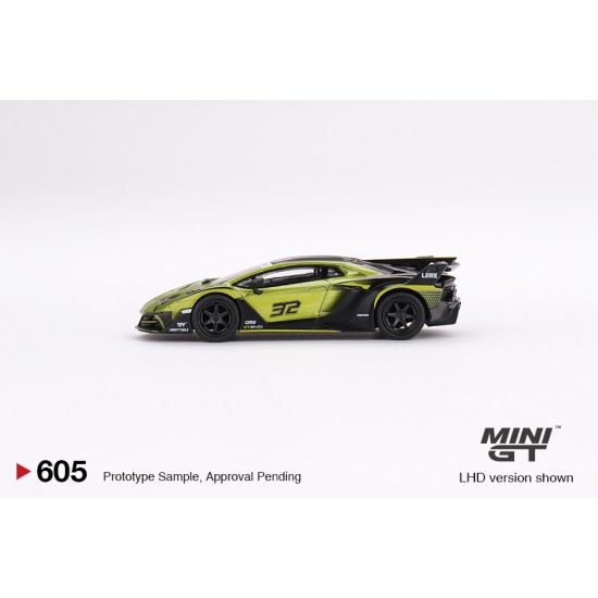 1/64 LAMBORGHINI LB-SILHOUETTE WORKS AVENTADOR GT EVO LIME (LHD)