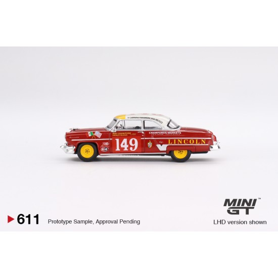 1/64 LINCOLN CAPRI 1954 CARRERA PANAMERICANA CLASS WINNER NO.149 LHD MGT00611-L