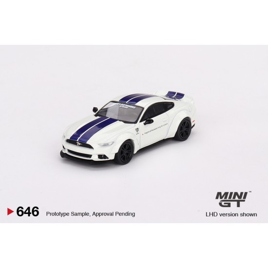 1/64 FORD MUSTANG GT LB-WORKS WHITE (LHD) MGT00646-L