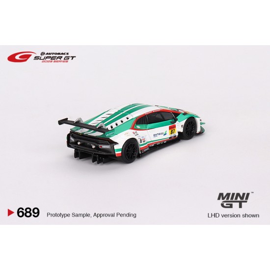 1/64 LAMBORGHINI HURACAN GT3 EVO NO.87 BAMBOO AIRWAYS GT3 JLOC 2023 SUPER GT