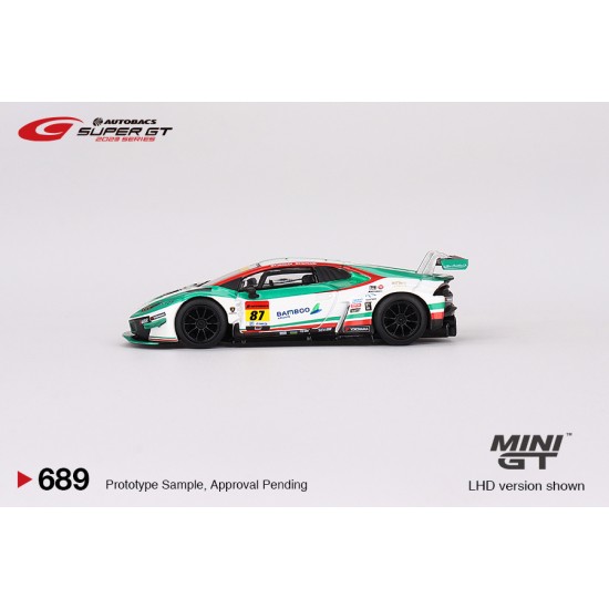 1/64 LAMBORGHINI HURACAN GT3 EVO NO.87 BAMBOO AIRWAYS GT3 JLOC 2023 SUPER GT