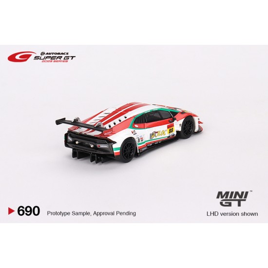 1/64 LAMBORGHINI HURACAN GT3 EVO NO.88 JLOC LAMBORGHINI GT3 JLOC 2023 SUPER GT