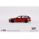 1/64 BMW M3 COMPETITION TOURING (G81) TORONTO RED METALLIC (RHD)