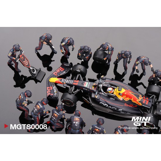 1/64 ORACLE RED BULL RB18 NO.11 S.PEREZ 2022 ABU DHABI GP F1 PIT CREW MGTS0008