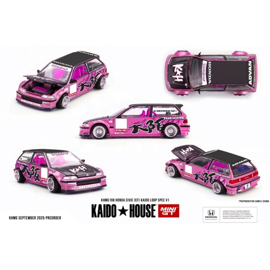 1/64 HONDA CIVIC (EF) KAIDO LOOP SPEC V1 1/64 HONDA CIVIC (EF) KAIDO LOOP SPEC V1