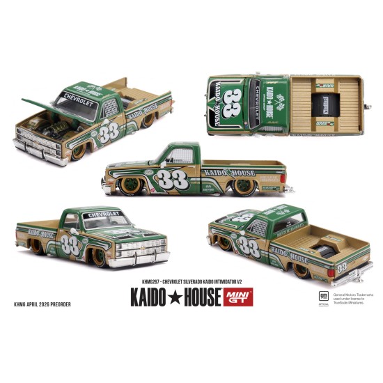 1/64 CHEVROLET SILVERADO KAIDO INTIMIDATOR V2 1/64 CHEVROLET SILVERADO KAIDO INTIMIDATOR V2