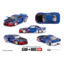 1/64 NISSAN SKYLINE GT-R R34 KAIDO HOUSE FLAMES V1 1/64 NISSAN SKYLINE GT-R R34 KAIDO HOUSE FLAMES V1