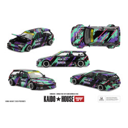 1/64 HONDA CIVIC (EF) KAIDO WORKS HKS 1/64 HONDA CIVIC (EF) KAIDO WORKS HKS
