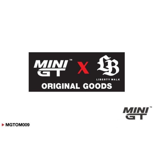 MINI GT X LB ORIGINAL GOODS STICKER (8X19CM) MGTOM009