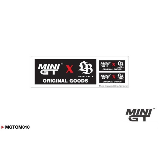 MINI GT X LB ORIGINAL GOODS STICKER SET (6X19CM) MGTOM010 MINI GT X LB ORIGINAL GOODS STICKER SET (6X19CM) MGTOM010