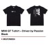 MINI GT T-SHIRT - DRIVEN BY PASSION BLACK - LARGE MGTOM024-L