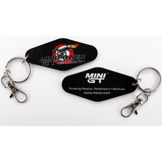 MINI GT KEY CHAIN - MINI GT TURBO POWER MINI GT KEY CHAIN - MINI GT TURBO POWER