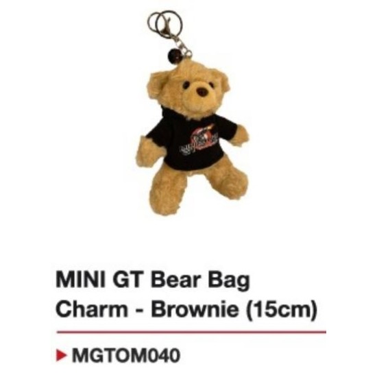MINI GT BEAR BAG CHARM - BROWNIE MINI GT BEAR BAG CHARM - BROWNIE
