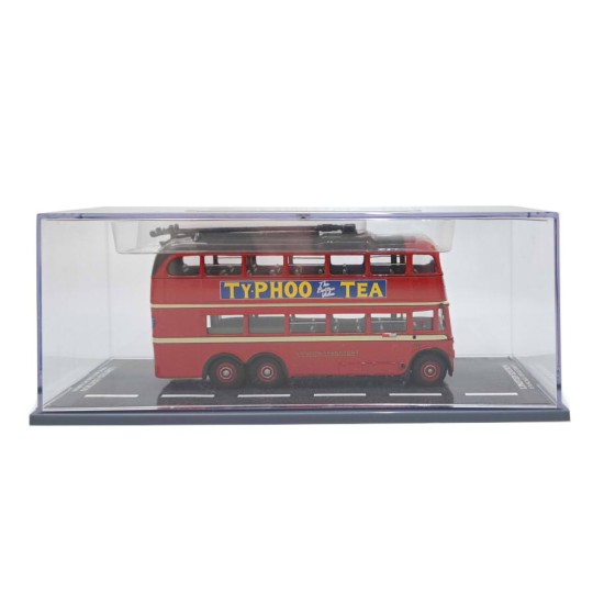 CORGI 1/76 Q1 TROLLEYBUS TYPHOO TEA ROUTE 677 WEST INDIA DOCKS 43703