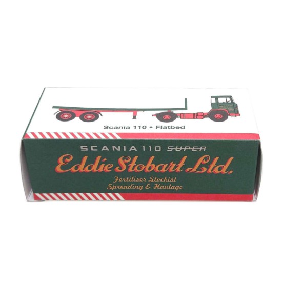 ATLAS EDDIE STOBART 1/76 SCANIA 110 FLATBED - 4649109