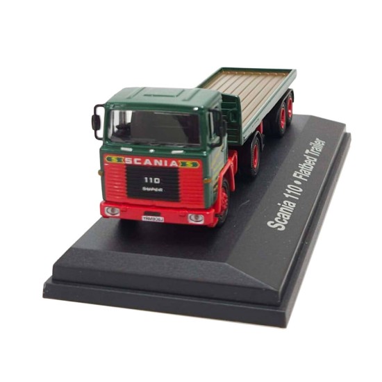 ATLAS EDDIE STOBART 1/76 SCANIA 110 FLATBED - 4649109
