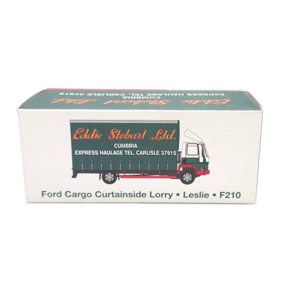 ATLAS EDDIE STOBART 1/76 FORD CARGO CURTAINSIDE LORRY LESLIE F210 4649116