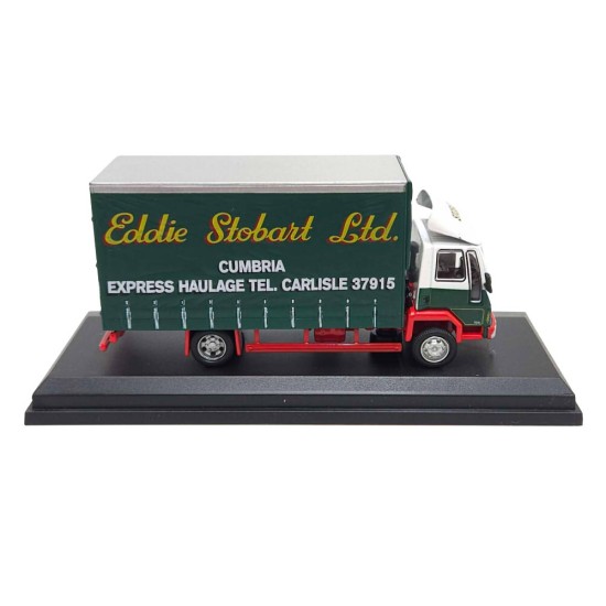 ATLAS EDDIE STOBART 1/76 FORD CARGO CURTAINSIDE LORRY LESLIE F210 4649116