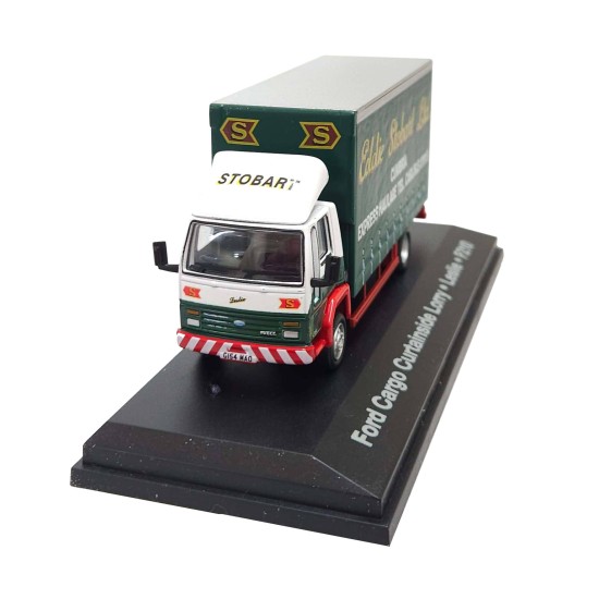 ATLAS EDDIE STOBART 1/76 FORD CARGO CURTAINSIDE LORRY LESLIE F210 4649116