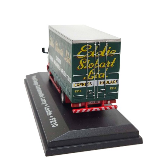 ATLAS EDDIE STOBART 1/76 FORD CARGO CURTAINSIDE LORRY LESLIE F210 4649116