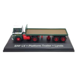 ATLAS EDDIE STOBART 1/76 ERF LV PLATFORM TRAILER LYNDA - 4649123