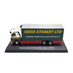 ATLAS EDDIE STOBART 1/76 SCANIA 94D 6 WHEEL BOX VAN F018 - 4649128