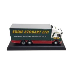 ATLAS EDDIE STOBART 1/76 SCANIA 94D 6 WHEEL BOX VAN F018 - 4649128