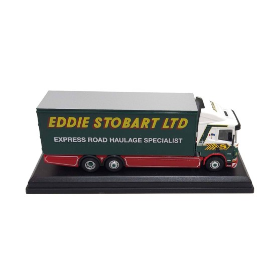 ATLAS EDDIE STOBART 1/76 SCANIA 94D 6 WHEEL BOX VAN F018 - 4649128