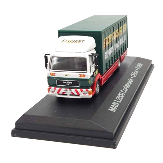 ATLAS EDDIE STOBART 1/76 MAN L2000 CURTAINSIDE CHINA F1460 - 4649130