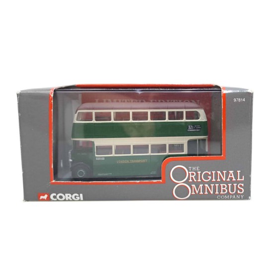 CORGI ORIGINAL OMNIBUS 1/76 AEC REGENT II RT 321 RICKMANSWORTH STN (MET) 97814