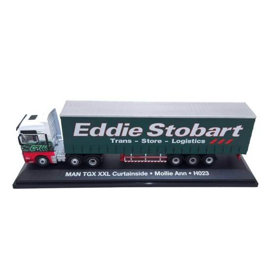 ATLAS EDDIE STOBART 1/76 MAN TGX XXL CURTAINSIDE MOLLIE ANN H023