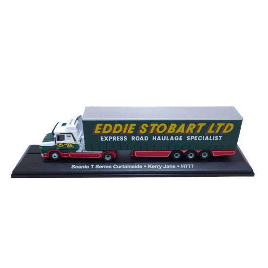 ATLAS EDDIE STOBART 1/76 SCANIA T SERIES CURTAINSIDE KERRY JANE H777