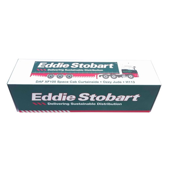 ATLAS STOBART 1/76 DAF XF105 SPACE CAB CURTAINSIDE OZZY JUDE H113