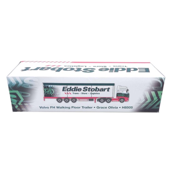 ATLAS STOBART 1/76 VOLVO FH WALKING FLOOR TRAILER GRACE OLIVIA H8505