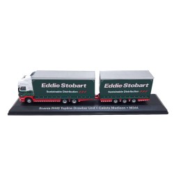 ATLAS STOBART 1/76 SCANIA R440 TOPLINE DRAWBAR UNIT CALISTA MADISON M344
