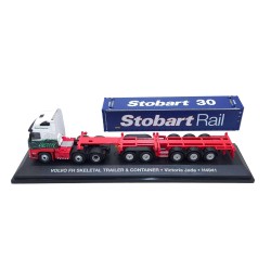 ATLAS STOBART RAIL 1/76 VOLVO FH SKELETAL TRAILER/CONTAINER VICTORIA JADE H4941