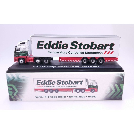 ATLAS EDDIE STOBART 1/76 VOLVO FH FRIDGE TRAILER EMMA JADE H4663 - 4649101