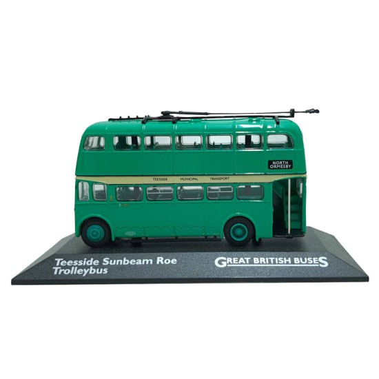 ATLAS 1/76 TEESIDE SUNBEAM ROE TROLLETBUS NORTH ORMESBY 4655 115