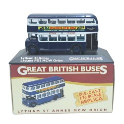 ATLAS 1/76 LYTHAM ST ANNES MCW ORION SQUIRES GATE AIRPORT ROUTE 11 4655 117 ATLAS 1/76 LYTHAM ST ANNES MCW ORION SQUIRES GATE AIRPORT ROUTE 11 4655 117