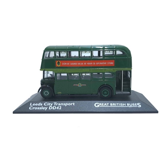 ATLAS 1/76 LEEDS CITY TRANSPORT CROSSLEY DD42 ROUNDHAY SPECIAL 4655 119