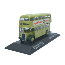 ATLAS 1/76 LINCOLN LEYLAND TITAN PD2 / ROE CITY ROUTE 09 4655 121 ATLAS 1/76 LINCOLN LEYLAND TITAN PD2 / ROE CITY ROUTE 09 4655 121