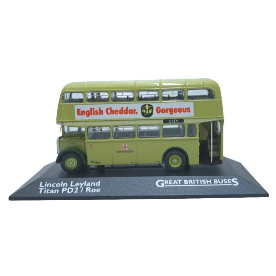 ATLAS 1/76 LINCOLN LEYLAND TITAN PD2 / ROE CITY ROUTE 09 4655 121