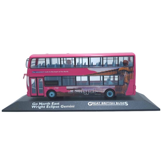 ATLAS 1/76 GO NORTH EAST WRIGHT ECLIPSE GEMINI ROUTE 21 4655 127