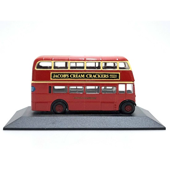 ATLAS 1/76 LONDON TRANSPORT RTW DOUBLE DECKER RT 22 JACOBS CREAM CRACKERS