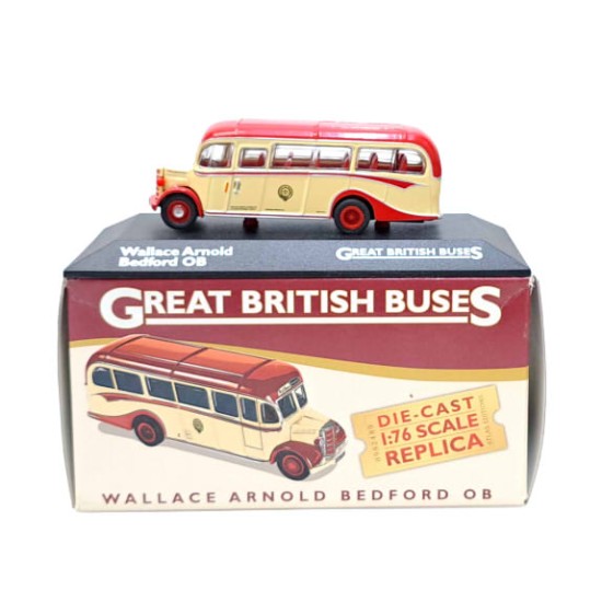 ATLAS GREAT BRITISH BUSES 1/76 WALLACE ARNOLD BEDFORD OB SCARBOROUGH 4655 103