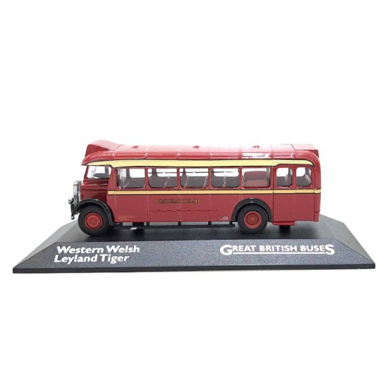 ATLAS GREAT BRITISH BUSES 1/76 WESTERN WELSH LEYLAND TIGER 4655 116